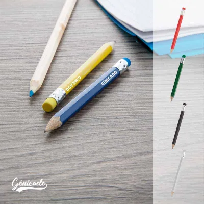 Mini crayon à papier avec gomme