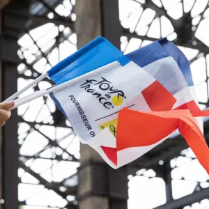 Drapeau de supporter personnalisable 100% polyester