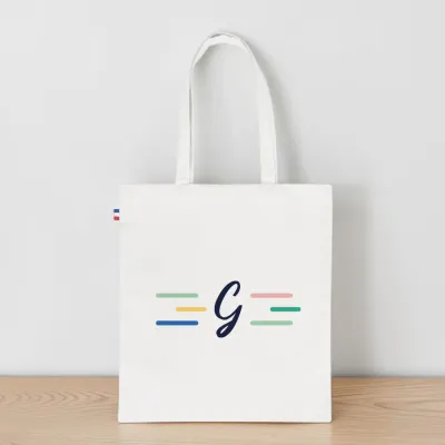 Tote bag made in France coton recyclé 165 gr