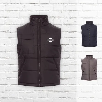 Gilet bodywarmer de travail matelassé
