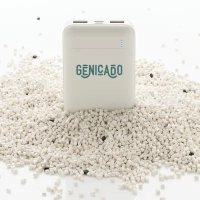 Batterie de secours en plastique recyclé 10.000 mAh