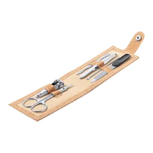 Set manucure étui liège naturel