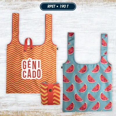 Sac shopping pliable en rPET