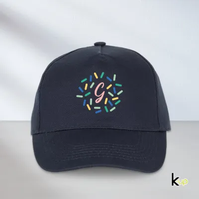 Casquette 5 panneaux coton