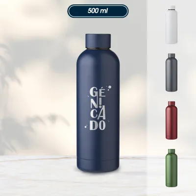 Gourde isotherme en acier inoxydable recyclé