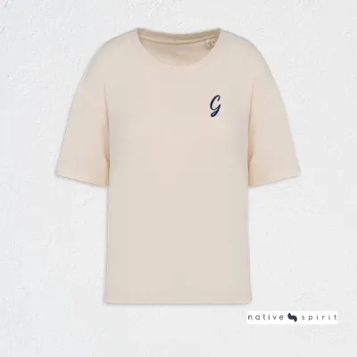 T-shirt écoresponsable en éponge femme
