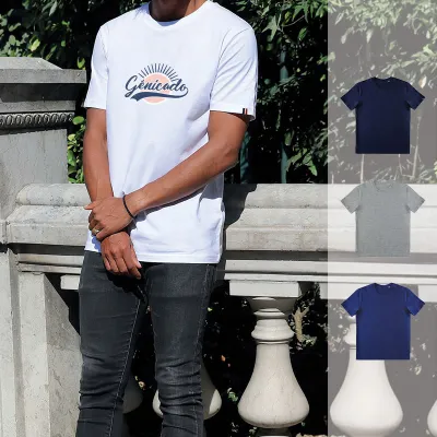 T-shirt unisexe made in France en coton peigné