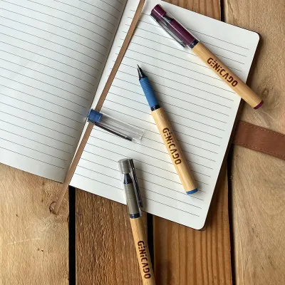 Stylo gel écologique en bambou