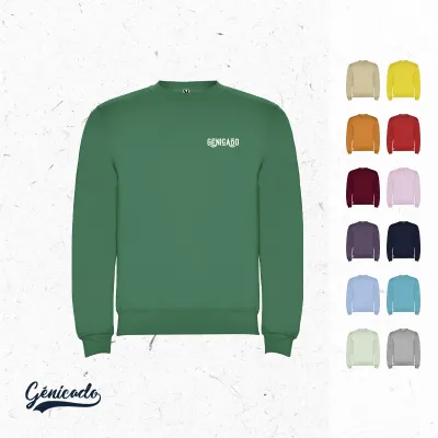 Sweat-shirt coton et polyester 30 coloris