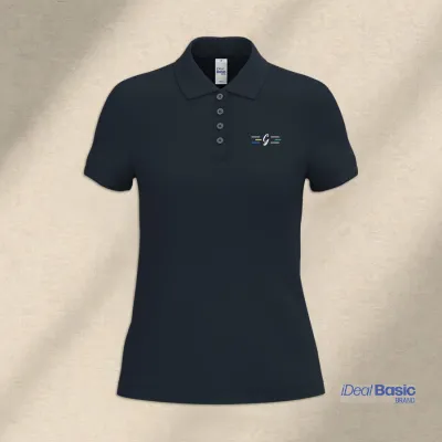 Polo maille piquée femme 200 g/m²