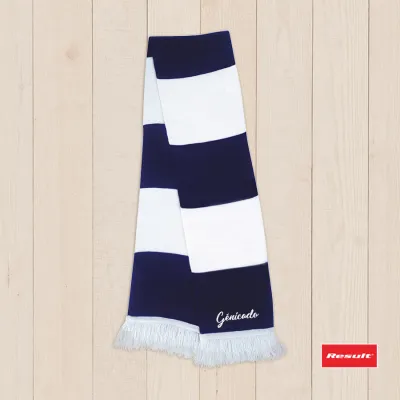 Écharpe de supporter bicolore