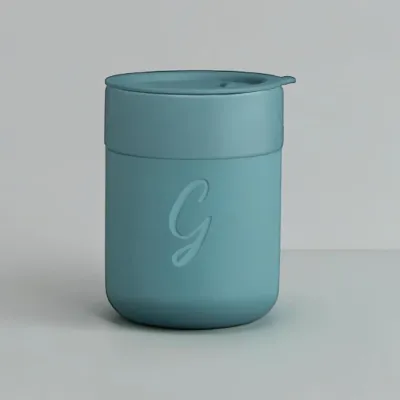 Mug céramique et silicone 295 ml avec couvercle