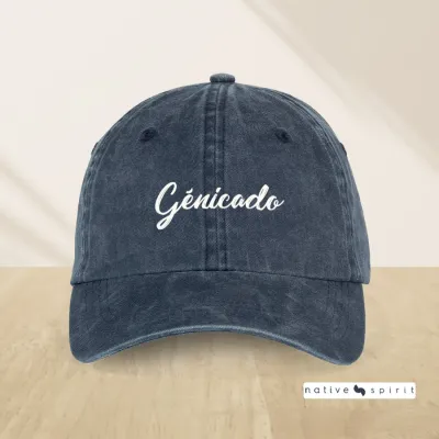 Casquette délavée unisexe 100% coton bio