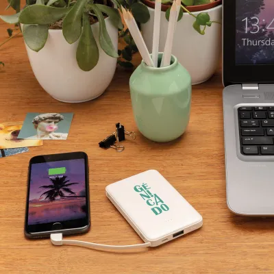 Batterie de secours 5000 mAh câble intégré