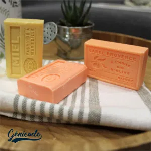 Coffret 1 savon Made in France et fouta personnalisable
