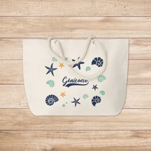 Sac de plage en toile de coton