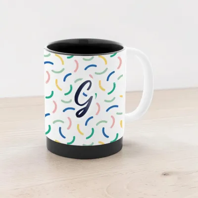 Mug céramique avec intérieur coloré