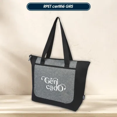 Sac shopping avec fermeture éclair 15 L