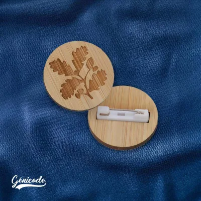 Badge bambou entreprise