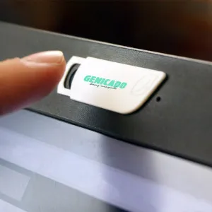 Volet de confidentialité pour webcam