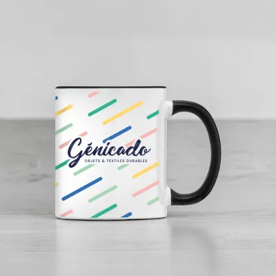 Mug en céramique intérieur couleur 355 ml