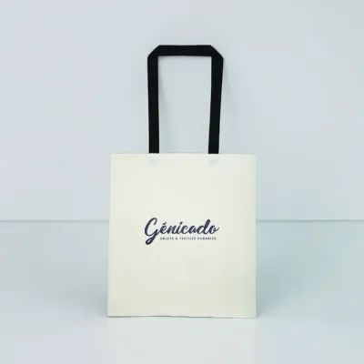 Tote bag avec anses colorées 10L