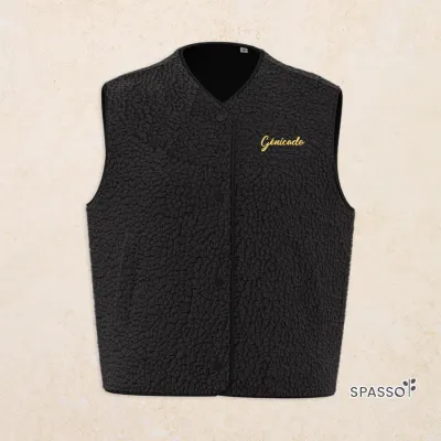 Veste sans manches en sherpa femme