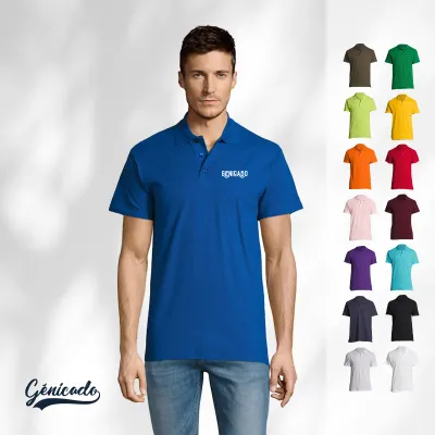 Polo homme 100% coton peigné 24 coloris
