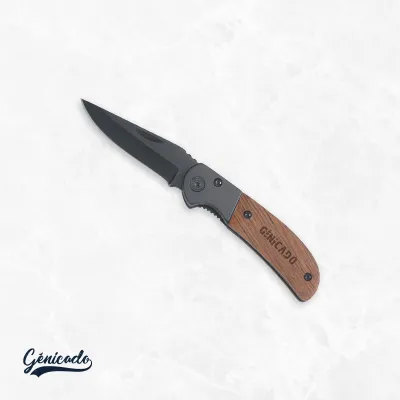 Couteau de poche en inox avec poignée
