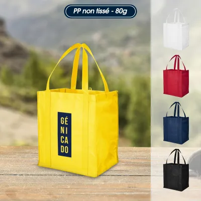 Grand Sac shopping non tissé 80 g/m2