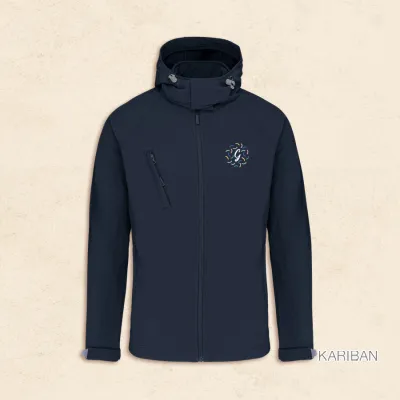 Veste softshell à capuche
