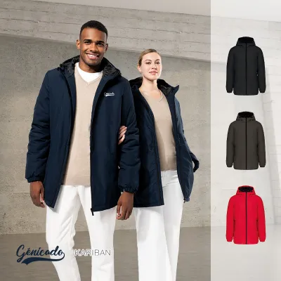 Parka à capuche recyclée unisexe