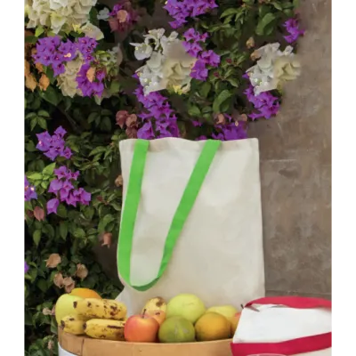 Tote bag avec anses colorées 10L
