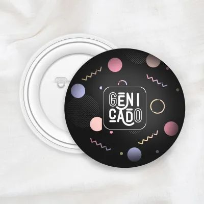 Badge bouton publicitaire