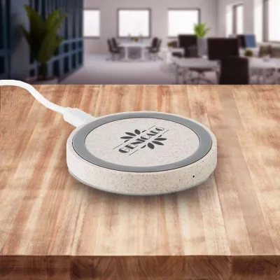 Chargeur à induction en paille de blé