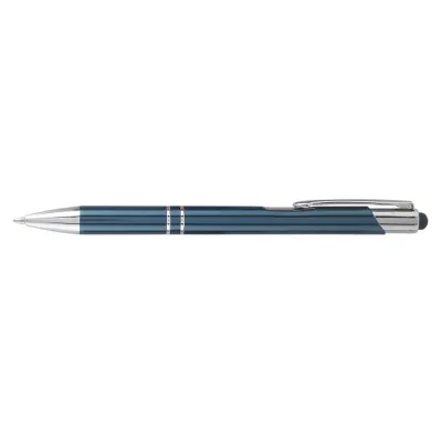 Stylo brillant avec stylet sur le clip métal