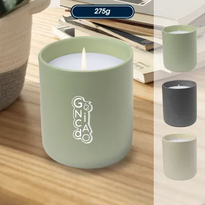 Bougie parfum vanille pot en céramique