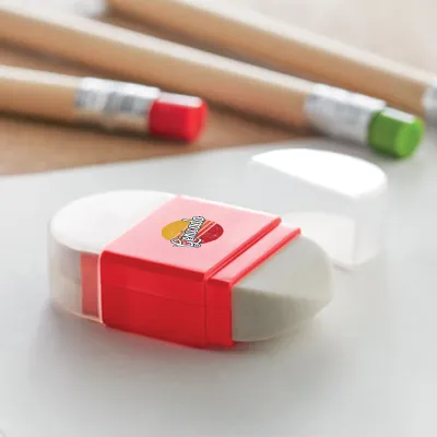 Taille-crayon personnalisé avec gomme