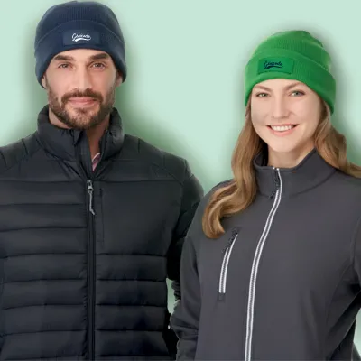 Bonnet avec patch
