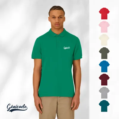 Polo piqué mi-léger 100 % coton bio Stanley/Stella 185g