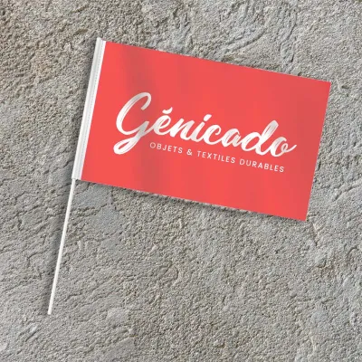 Drapeau En Polyester (30X20Cm) personnalisé