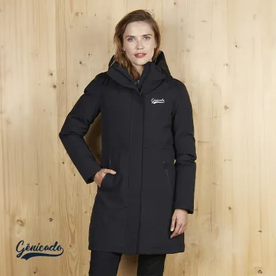 Parka chaude pour femme en matériaux recyclés