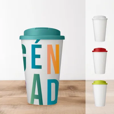 Mug avec couvercle anti-déversement 350 ml