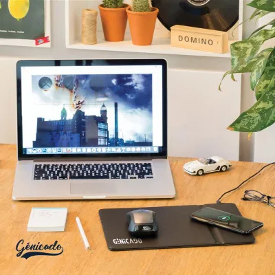 Tapis de souris avec chargeur à induction 5W