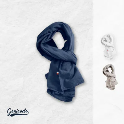Chèche 100% coton fabriqué en France