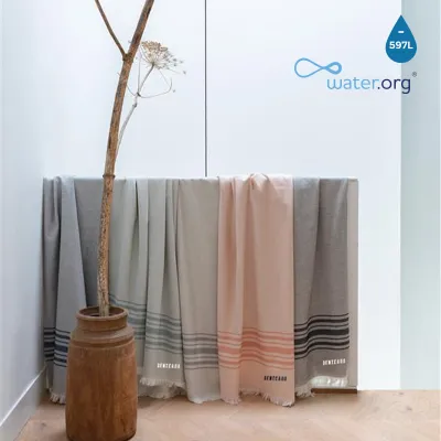 Serviette fouta bio made in Europe