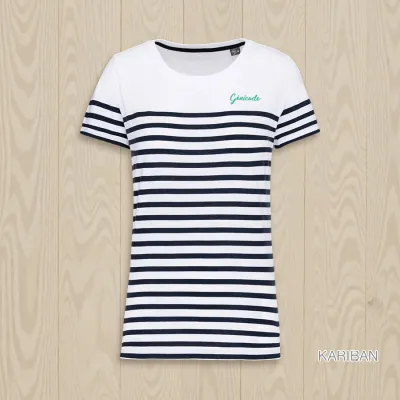 Marinière pour femme 100% coton bio