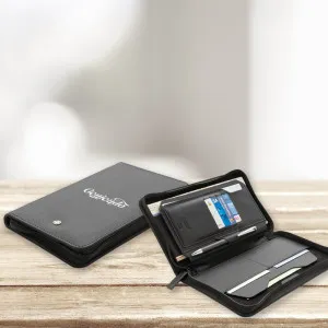 Protège-passeport anti RFID PU recyclé