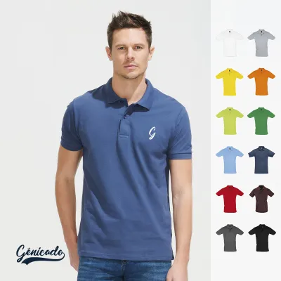 Polo 100% coton peigné 180g/m²