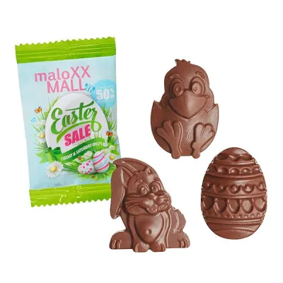 Figurines symbole chocolat de Pâques promotionnel